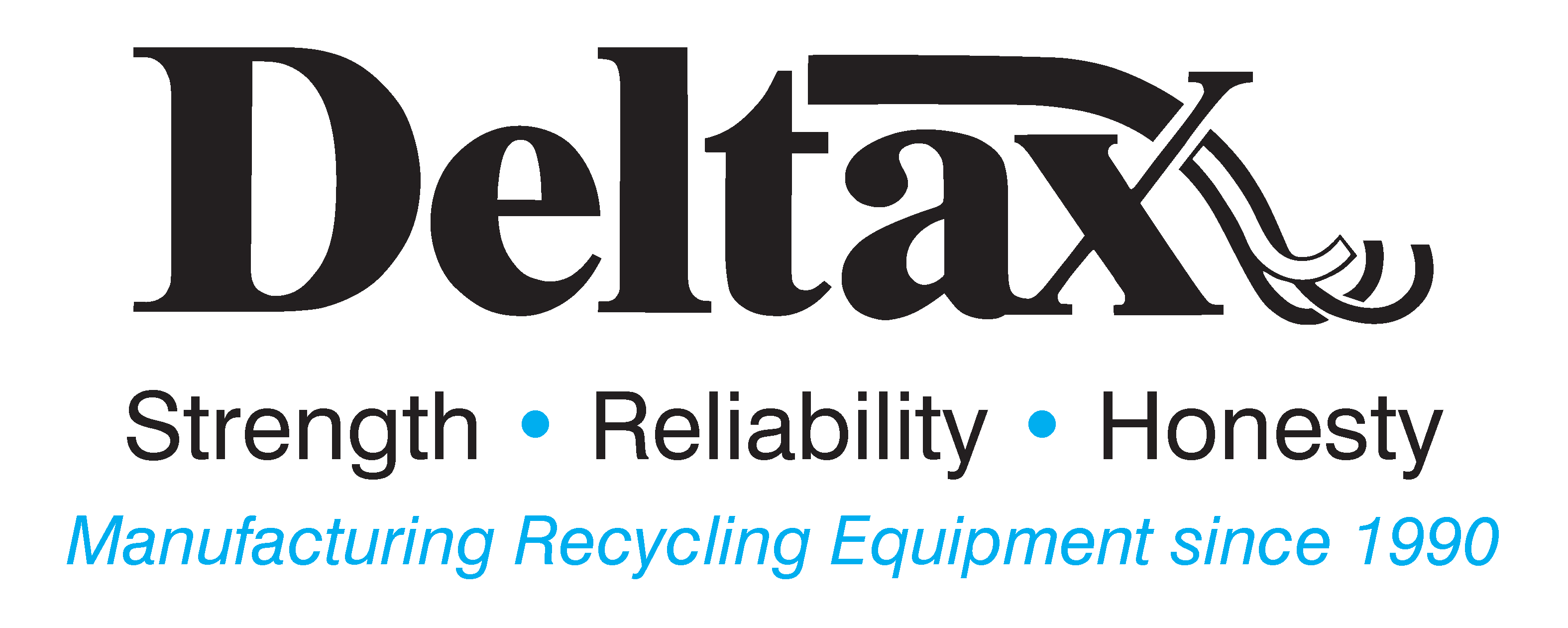 Logo of Deltax recycling equipment manufacturer